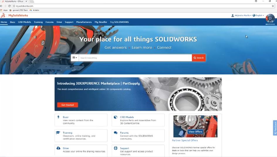 MySOLIDWORKS Portal