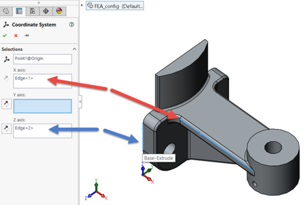 Export Using A Custom Coordinate System In SOLIDWORKS