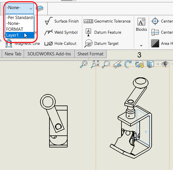 Повернуть эскиз solidworks