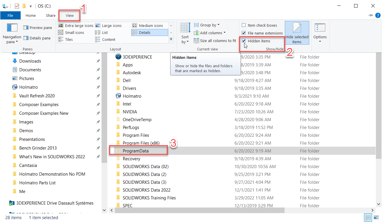 How to Remove MOD-DIAM Display Error in SOLIDWORKS - GSC